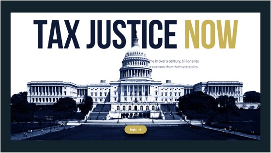 Tax simulation of Tax Justice Now