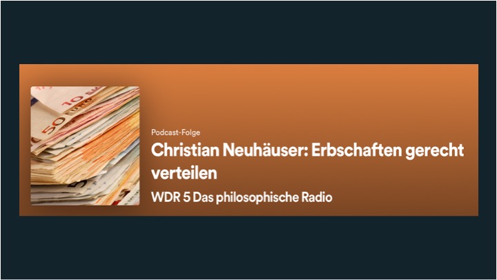 Christian Neuhäuser: Erbschaften gerecht verteilen